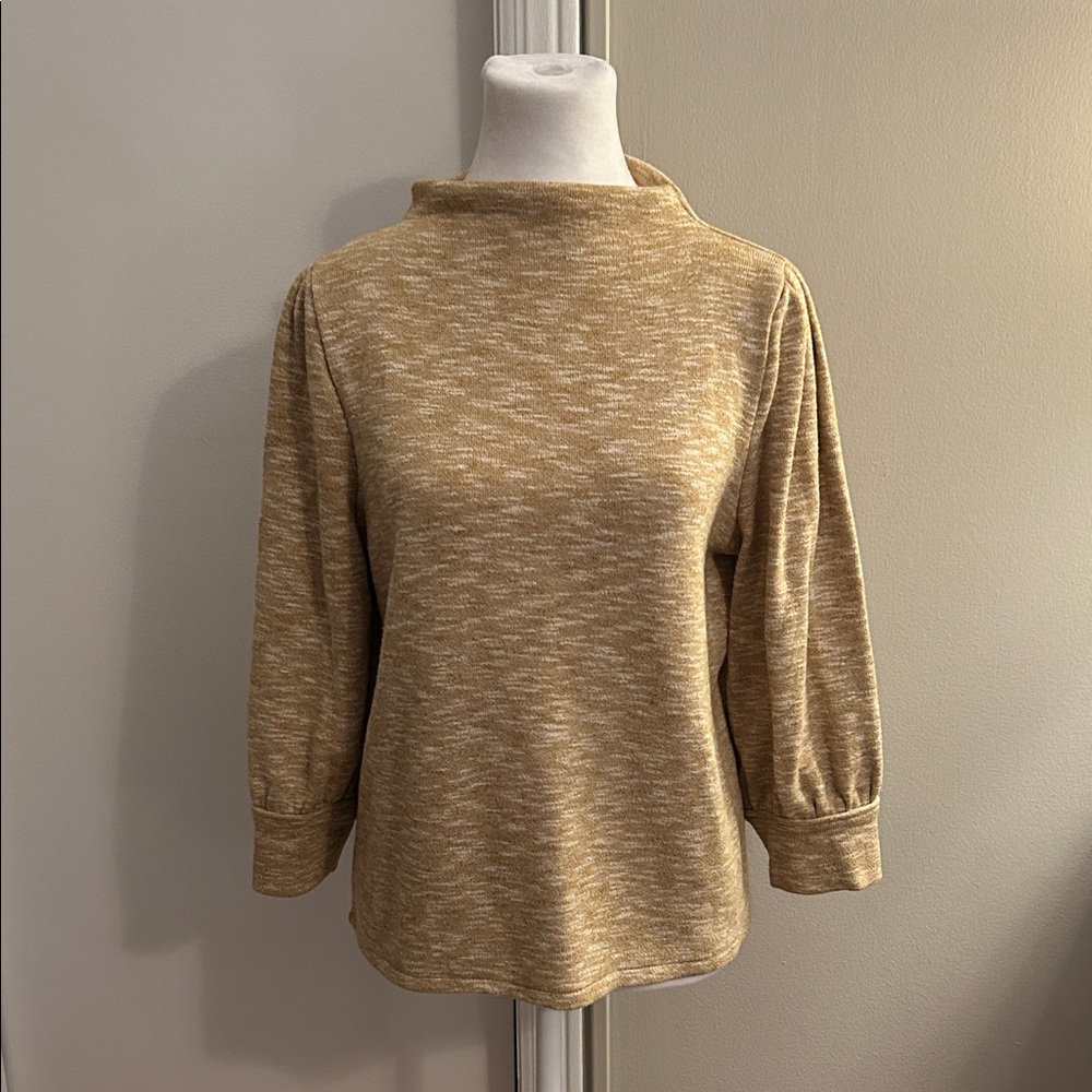 Madewell goldish yellow Knit Sweatshirt